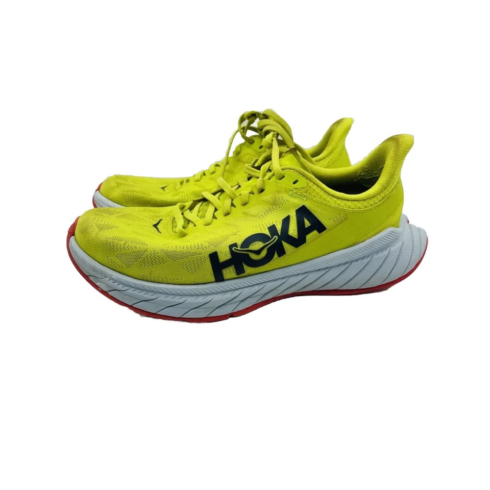 HOKA ONE W Carbon X 2 Running Shoes Womens 9.5B Yellow